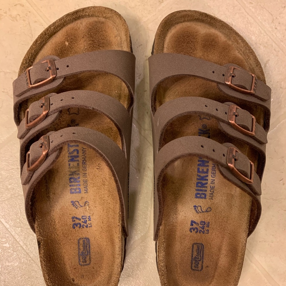 Birkenstock FLORIDA BIRKO-FLOR NUBUCK Sandals